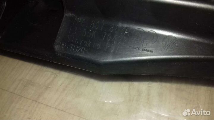 Volkswagen touareg 2(nf) направляющая, зад.бампера