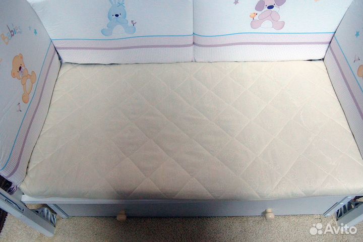 Кроватка детская Гандылян Анастасия+бортики+матрас