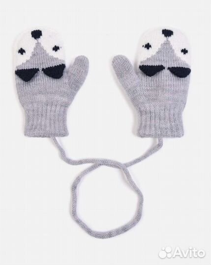 Комплект шапка+варежки детские бэби гоу