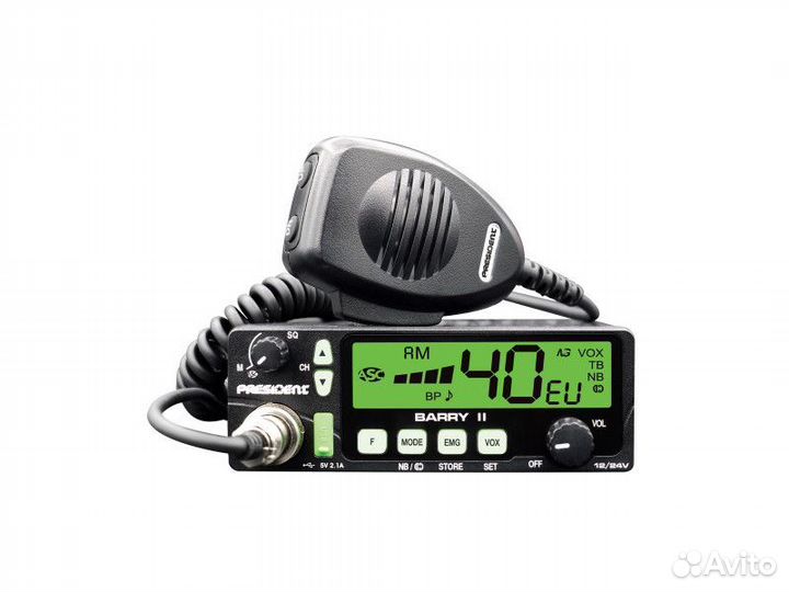 Автомобильная рация President barry ll 12/24