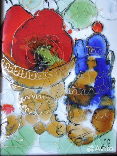 Панно настенное натюрморт авторская работа