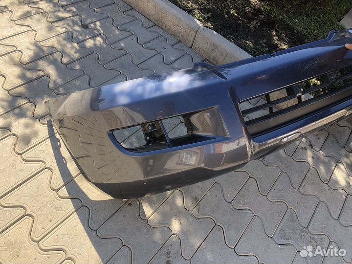 Передний бампер на toyota land crusier 120