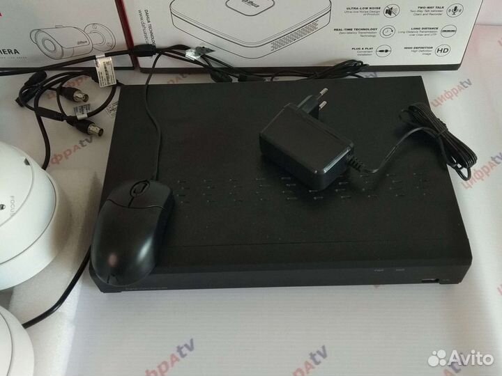 Комплект видеонаблюдения 4Мп Dahua 16 камер zoom