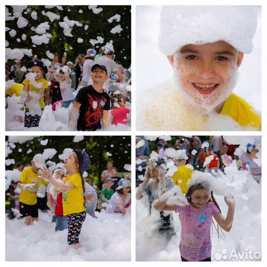 Пенное шоу, пенная вечеринка, аренда пеногенератор