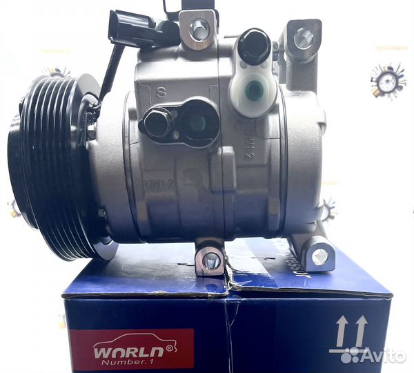 Компрессор кондиционера Солярис, Киа Рио 3