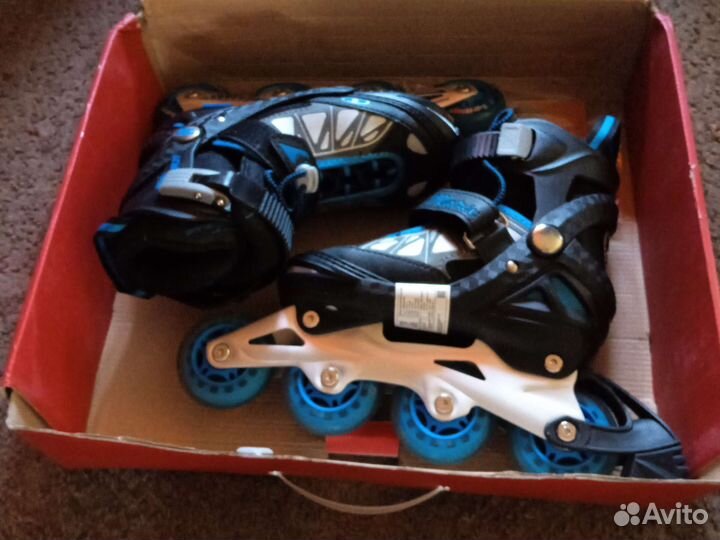 Ролики детские новые 35-37 раздвижные
