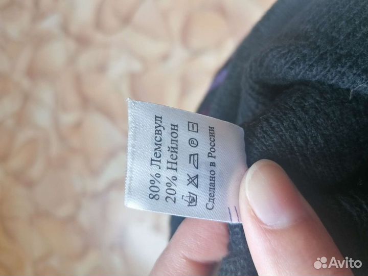 Комплект шапка и шарф женские