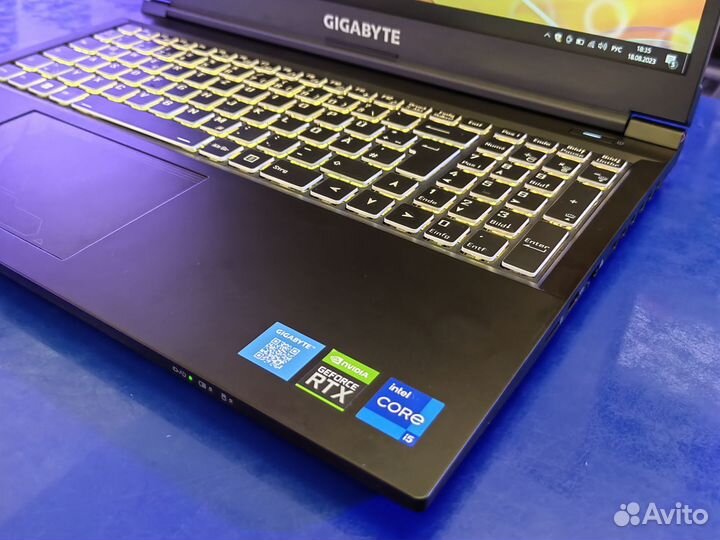 Новый игровой Gigabyte G5 Intel i5-12500H RTX