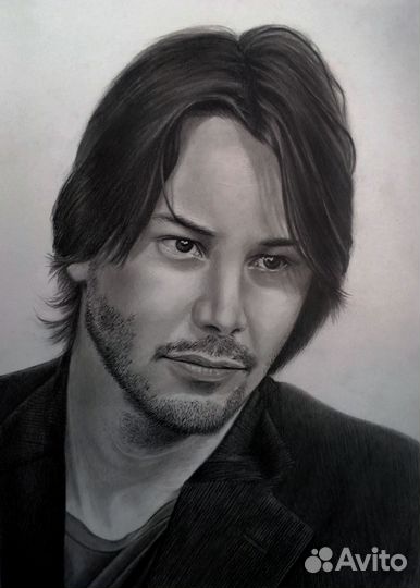 Портрет по фото карандашом