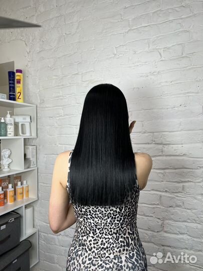 Кератиновое выпрямление волос
