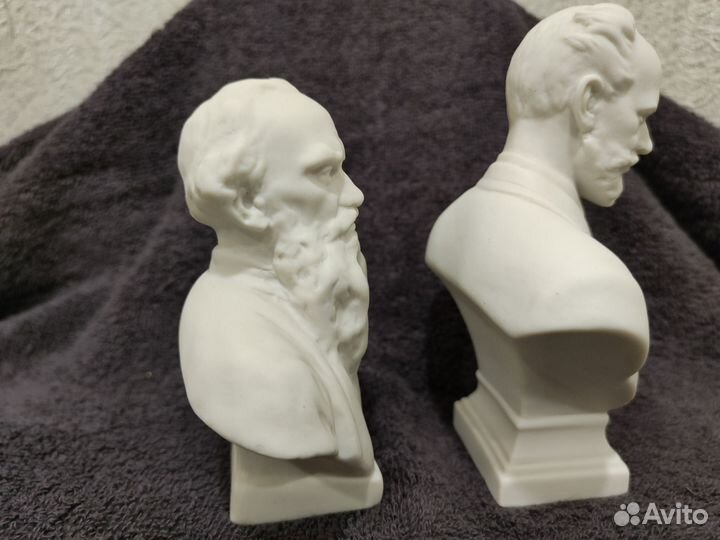 Статуэтка,бюст Чайковский,Толстой,лфз,гики.ссср
