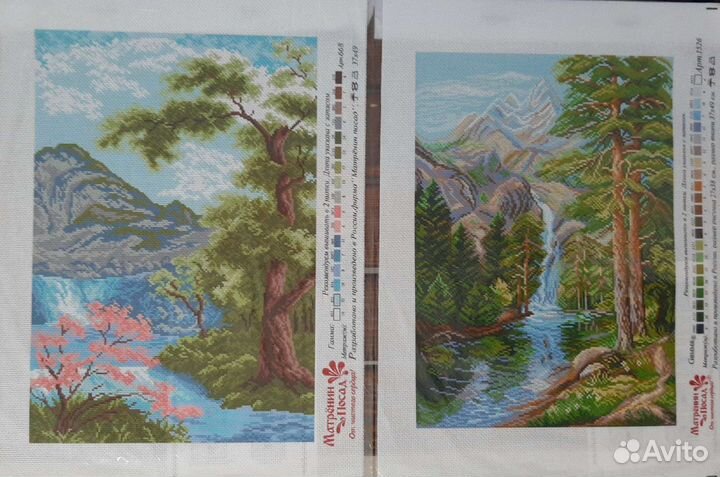 Вышивка крестиком. Рисунок на канве