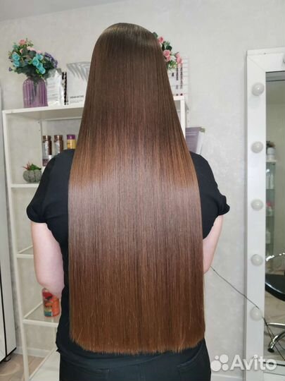 Кератиновое выпрямление волос модель