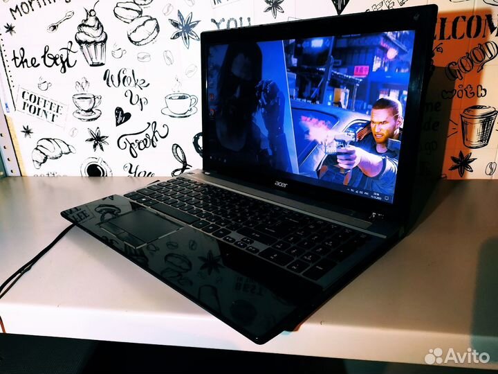 Acer V3-551G - A10-4 Gen \ 4 Озу \ SSD