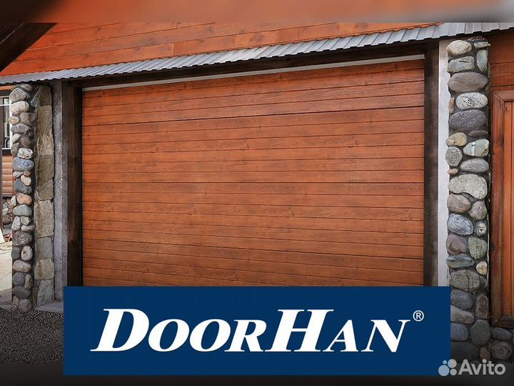 Секционные подъёмные гаражные ворота