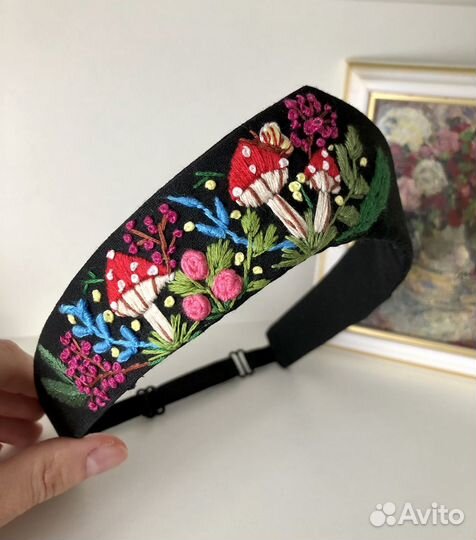 Ободок кокошник детский