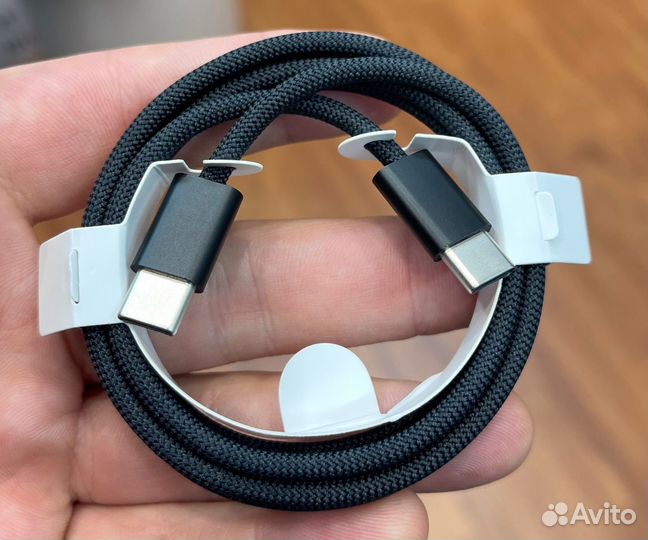 Кабель Apple 60W USB-C to USB-C Black A2795