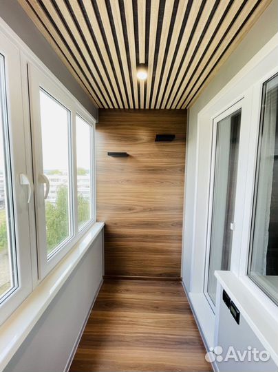 Ремонт и отделка балконов под ключ