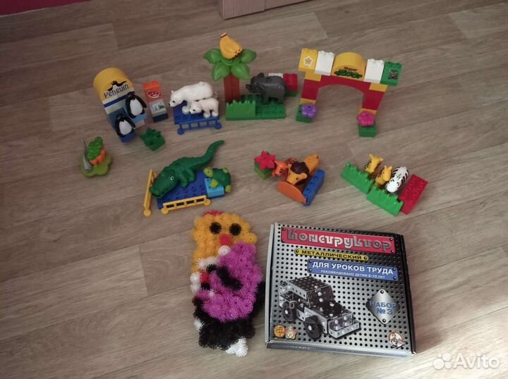 Конструктор Лего дупло, металлический, банчемс