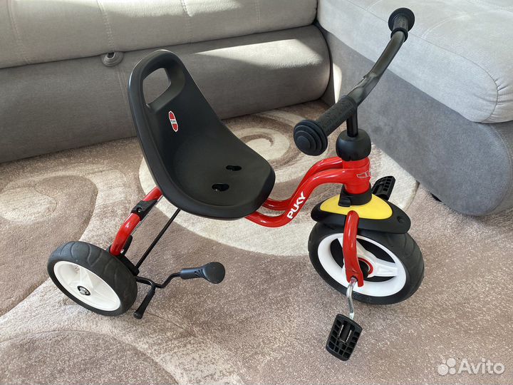 Детский трехколесный велосипед Puky Ceety с ручкой