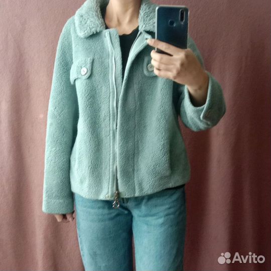 Куртка меховая тедди 46 размер