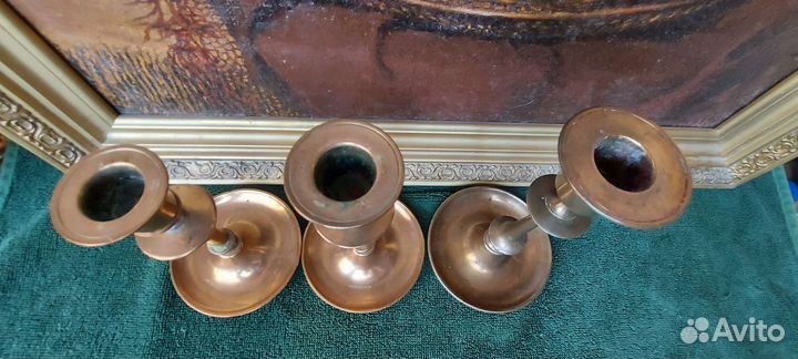 Три подсвечника Юдинъ19 век