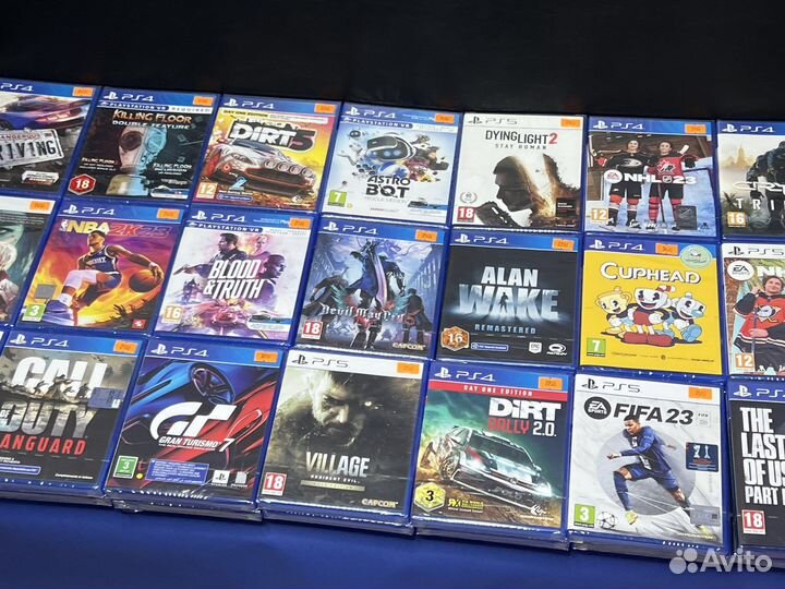 Новые популярные диски на PS4 / PS5