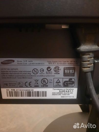 Монитор Samsung SyncMaster 943n