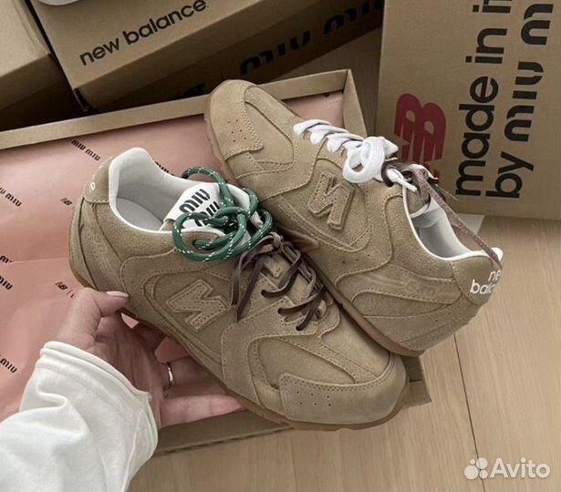 Кроссовки new balance 530 x miu miu