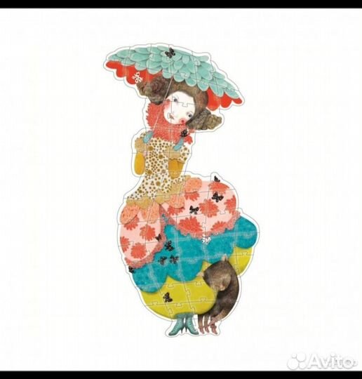 Djeco 07127 пазл гигант принцесса Шарлин