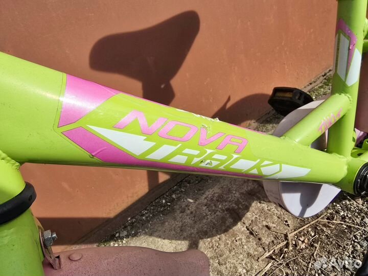 Детский трехколесный велосипед nova track twist