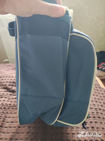 Сумка для пикника с посудой и холодильником