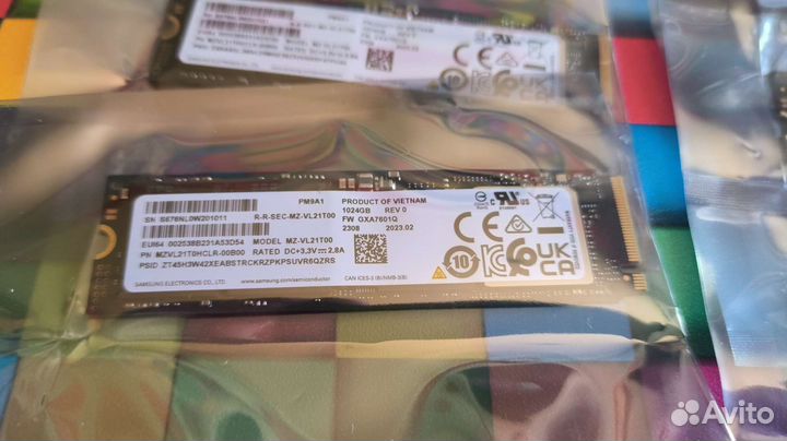 SSD nvme samsung 980 pro oem PM9A1 новые 1TB