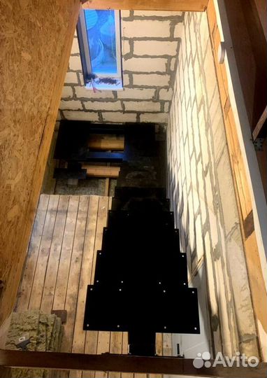 Лестница в стиле лофт