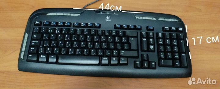 Клавиатура офисная Logitech