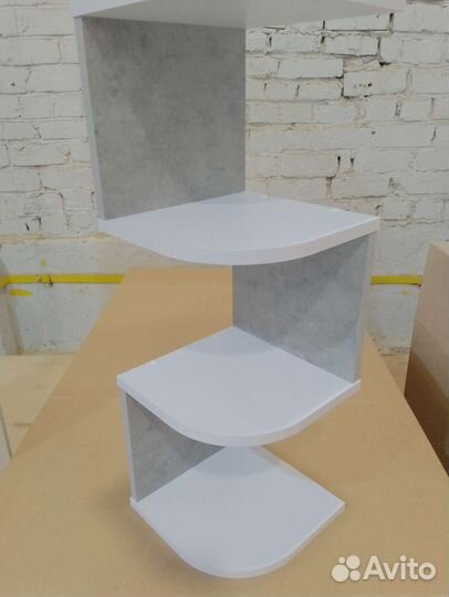 Полка навесная угловая