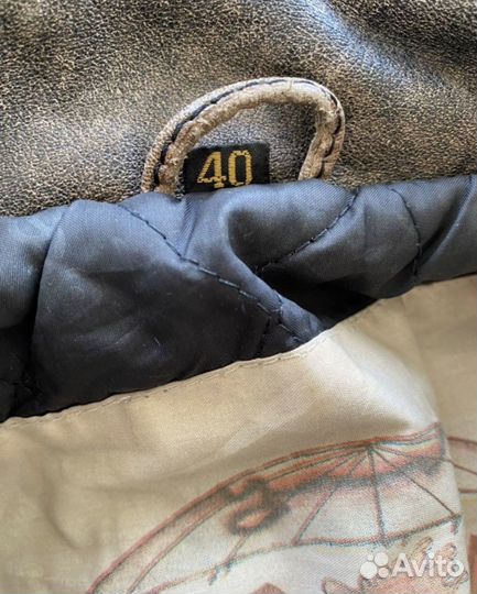 Кожаная куртка Косуха винтаж