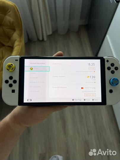 Nintendo Switch oled 64 gb + игры