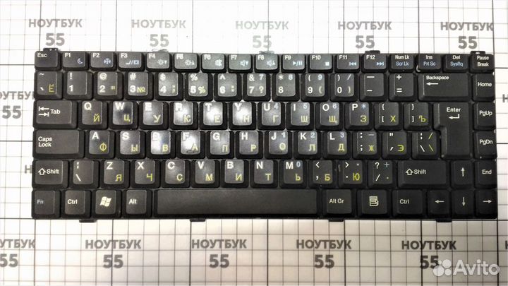 Клавиатура ноутбука asus R55, S62, V550