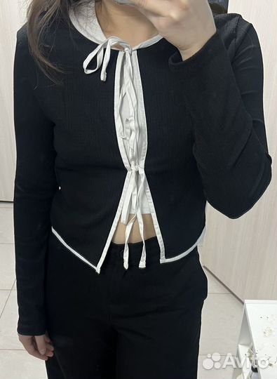 Кардиган на завязках