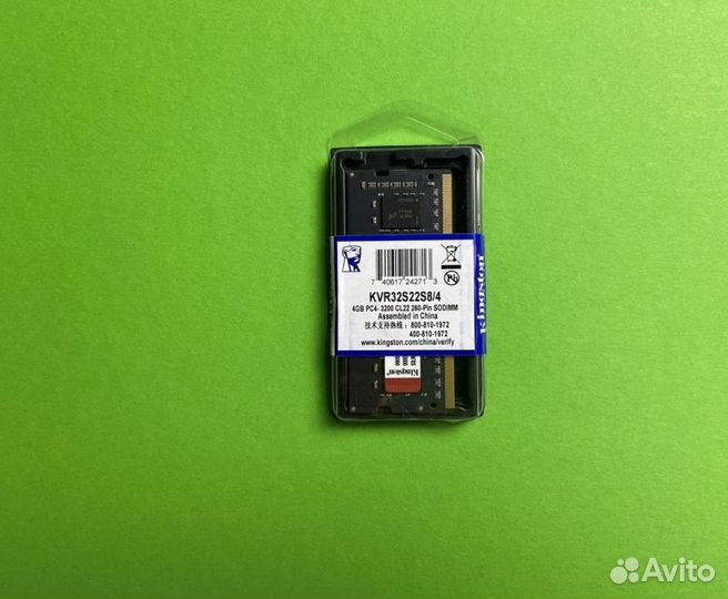 DDR4 3200 MHz 4 GB KingSton sodimm