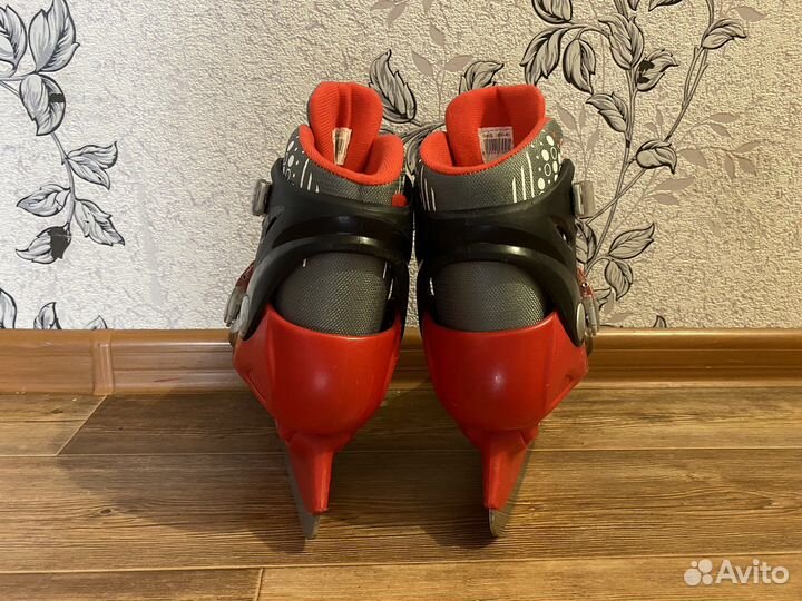 Коньки детские раздвижные 30-33