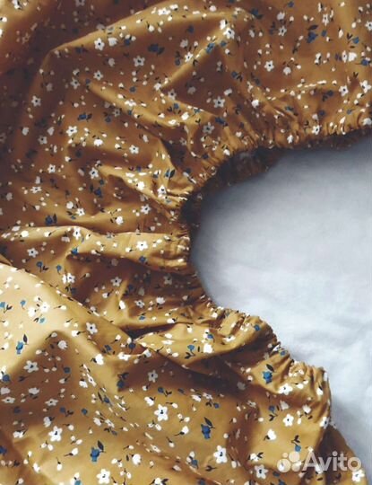 Простынь на резинке детская 120 60