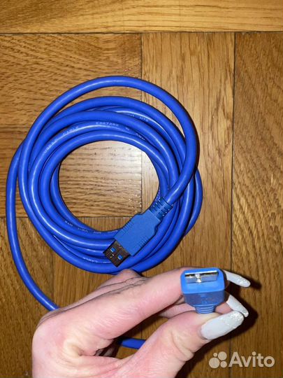 Кабель micro USB-A 3.0 штекер - USB 3.0 штекер 3 м