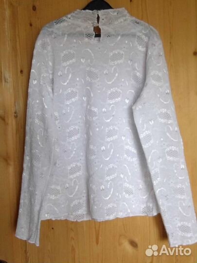 Блуза школьная с бантом