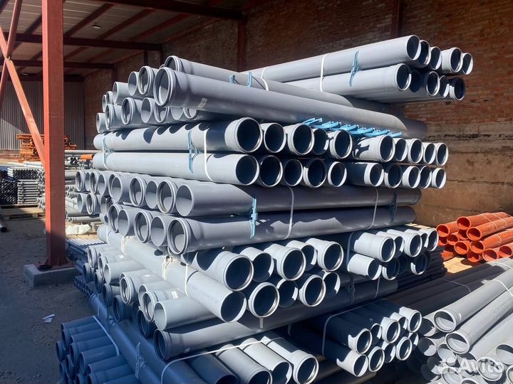 Труба канализационная внутренняя серая