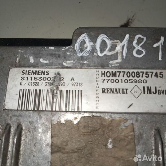 Блок управления двигателем Renault Megane, Scenic