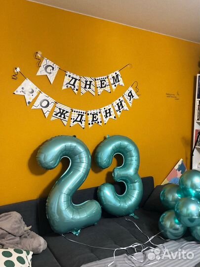 Гирлянда с днем рождения