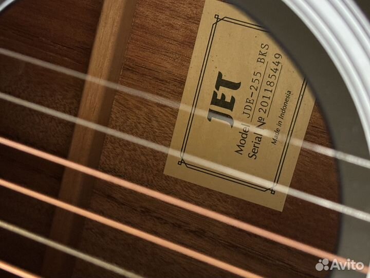 Акустическая гитара JET JD-255 BKS