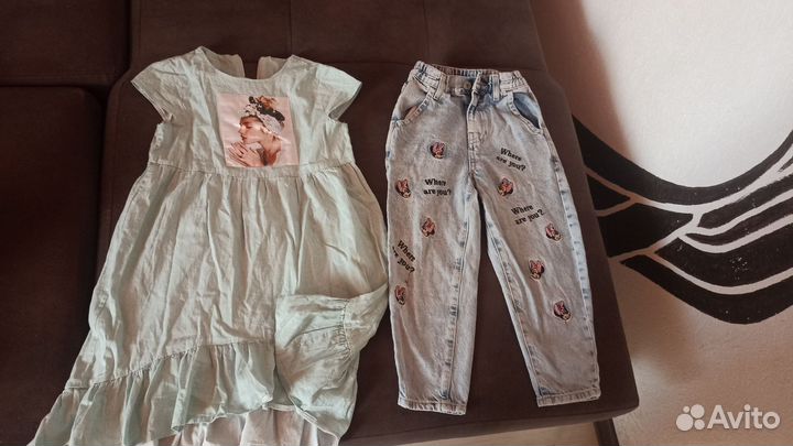 Детские вещи пакетом для девочки 110 116